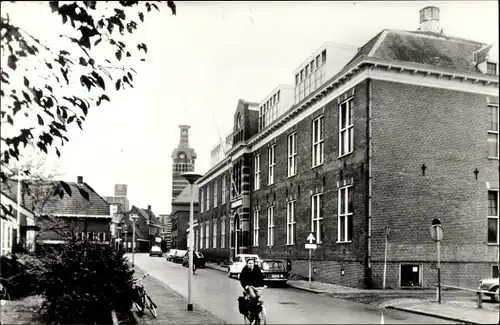 Ak Winschoten Groningen Niederlande, Hogere Burgerschool, Joh. Modastraat