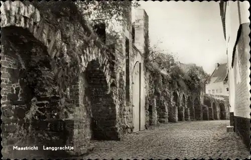 Ak Maastricht Limburg Niederlande, Langgrachtje