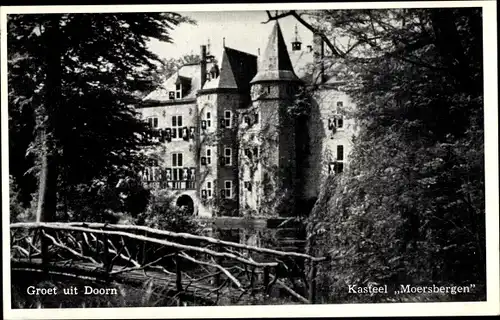 Ak Doorn Utrecht Niederlande, Kasteel Moersbergen