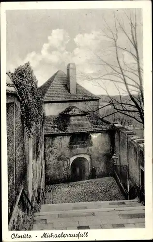 Ak Olomouc Olmütz Stadt, Michaelerausfall