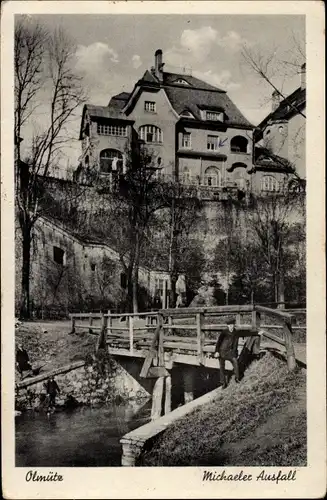 Ak Olomouc Olmütz Stadt, Michaeler Ausfall, Brücke