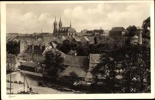 Ak Eger Erlau Ungarn, Stadtbild