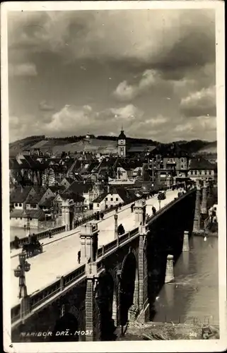 Ak Maribor Marburg Slowenien, Most, Brücke