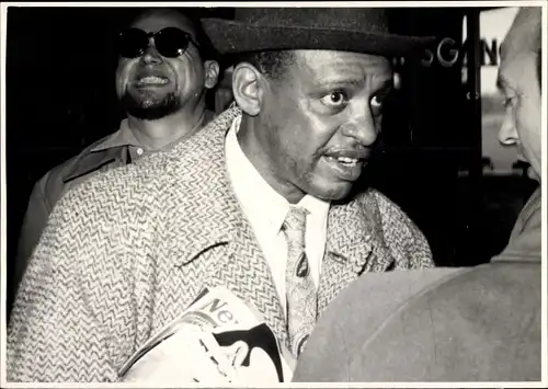 Foto Jazz Club Berlin 50er Jahre, Lionel "Hamp" Hampton, Bandleader, Perkussionist 1908-2002