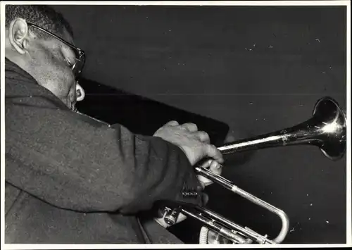 Foto Jazz Club Berlin 50er Jahre, Dizzy Gillespie (1917-1993), Trompete