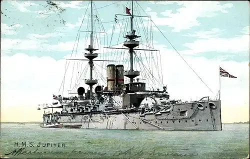 Ak Britisches Kriegsschiff, HMS Jupiter, Zerstörer