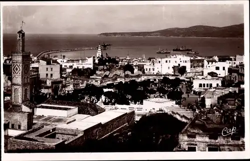 Ak Tanger Marokko, Vue generale et la Baie