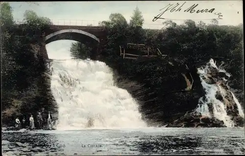 Ak Coo Stavelot Wallonien Lüttich, La Cascade