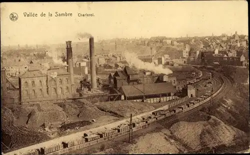 Ak Charleroi Wallonien Hennegau, Vallee de la Sambre