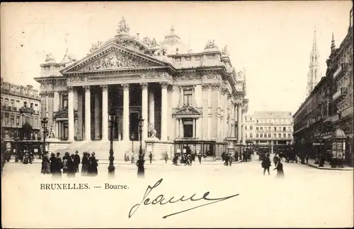 Ak Bruxelles Brüssel, Bourse