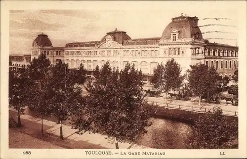 Ak Toulouse Haute Garonne, La Gare Matabiau