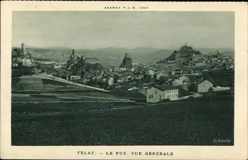 Ak Le Puy en Velay Haute Loire, Vue Generale