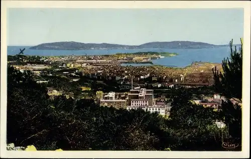 Ak Toulon Var, Vue Panoramique