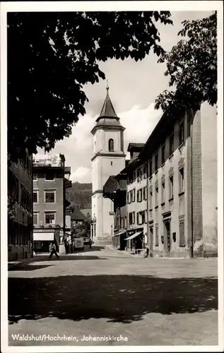 Ak Waldshut Tiengen am Hochrhein, Johanniskirche