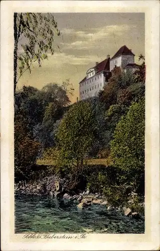 Ak Bieberstein Reinsberg in Sachsen, Schloss Bieberstein