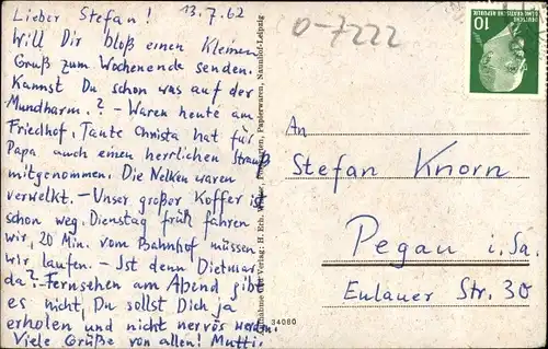 Ak Groitzsch in Sachsen, Markt