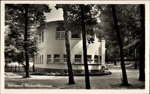 Ak Bad Lausick in Sachsen,  Ruheraum des Moorbades