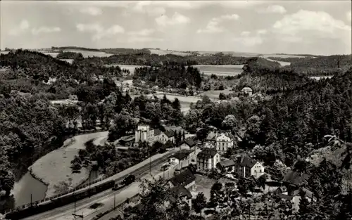 Ak Neumühle an der Elster Greiz in Thüringen, Panorama