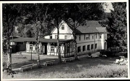Ak Stanau Neustadt an der Orla Thüringen, Kupferhütte, Außenansicht