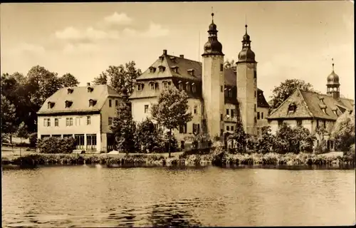 Ak Blankenhain (bei Werdau) Crimmitschau in Sachsen, See, Kirche