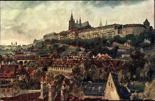 Künstler Ak A. Zeyer, Praha Prag Tschechien, Hradčany Hradschin