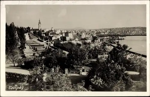 Ak Beograd Belgrad Serbien, Gesamtansicht