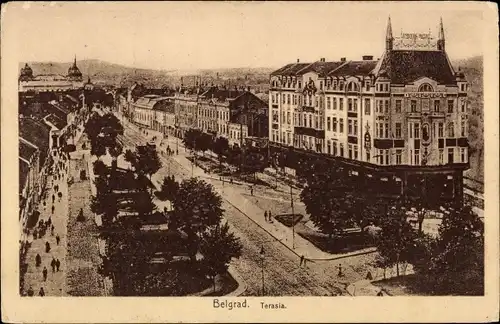 Ak Belgrad Beograd Serbien, Terasia