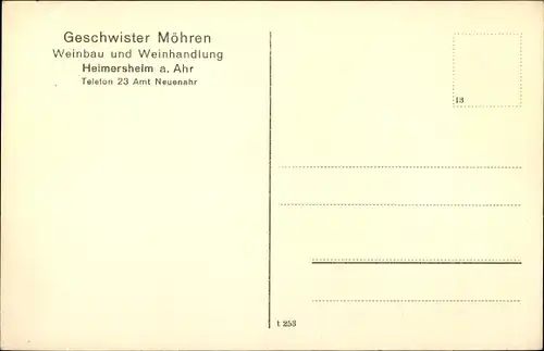 Ak Bad Neuenahr Ahrweiler in Rheinland Pfalz, Landskron, Gasthaus Möhren