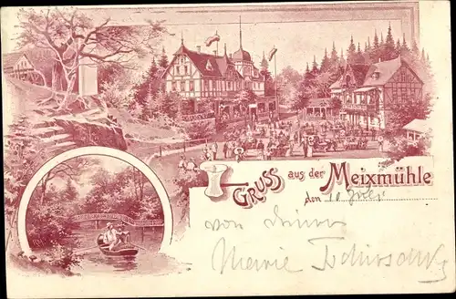 Litho Dresden Pillnitz, Meixmühle
