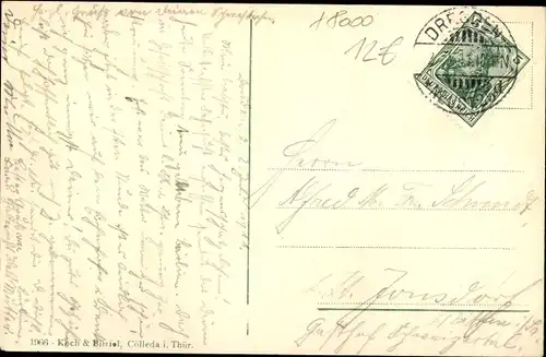 Ak Dresden Trachenberge, Eichenhof