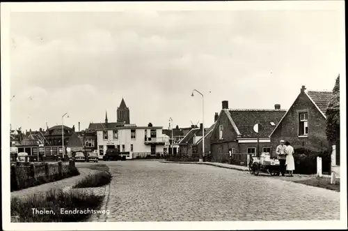 Ak Tholen Zeeland Niederlande, Eendrachtsweg