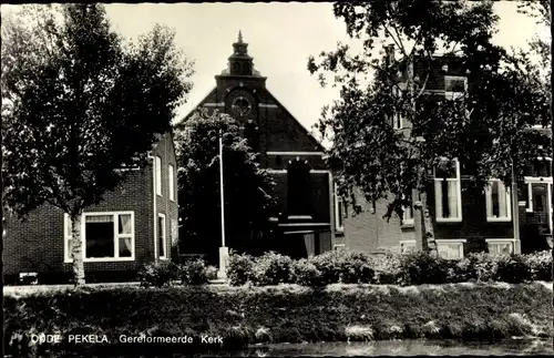 Ak Oude Pekela Groningen Niederlande, Gereformeerde Kerk