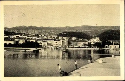 Ak Crikvenica Kroatien, Teilansicht