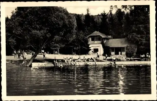 Ak Pístovice in Račice-Pístovice Tschechien, Strandbad