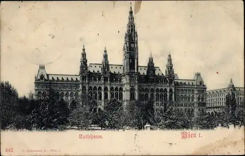 Ak Wien 1 Innere Stadt, Rathaus