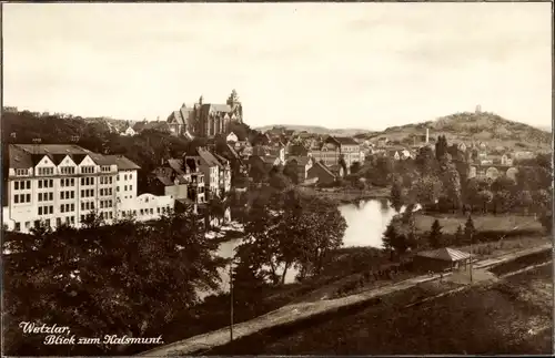 Ak Wetzlar im Lahn Dill Kreis, Blick zum Halsmunt