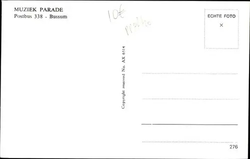 Ak Musikgruppe The Monkees, Portrait, Muziek Parade Bussum