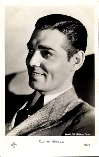 Ak Schauspieler Clark Gable, Portrait