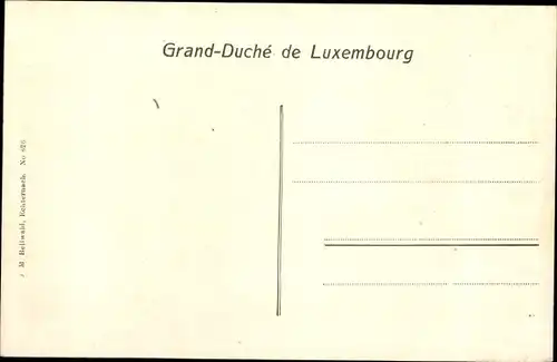 Ak Grand Duchéde Luxemburg Luxembourg, Ruhebank