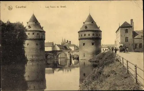 Ak Kortrijk Courtrai Westflandern, Les Tours du Broel