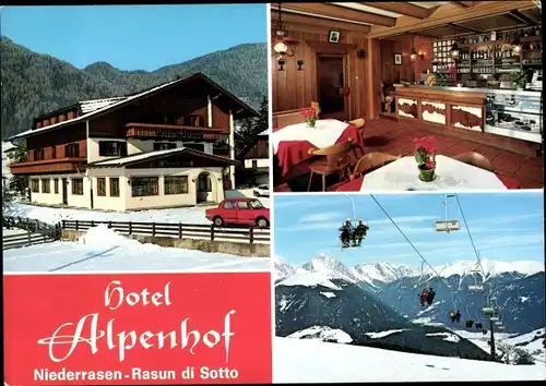 Ak Rasun di Sotto Niederrasen Rasen Antholz Rasun Anterselva Südtirol, Hotel Alpenhof, Skilift