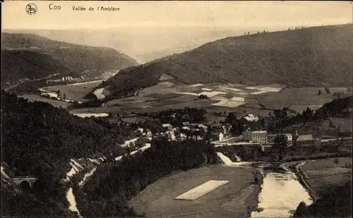 Ak Coo Stavelot Wallonien Lüttich, Vallée de l'Ambleve