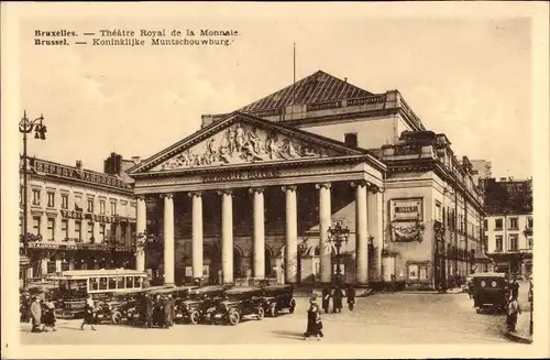Ak Brüssel Belgien, Théâtre Royal de la Monnaie