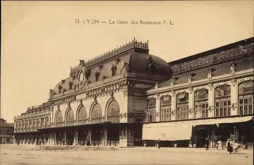 Ak Lyon Rhône, La Gare des Brotteaux