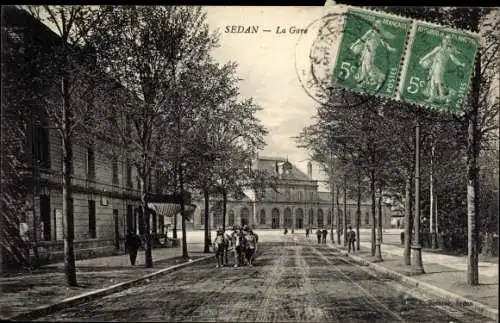 Ak Sedan Ardennes, La Gare