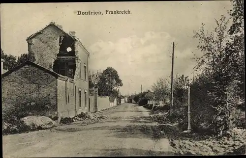 Ak Dontrien Marne, Straßenpartie