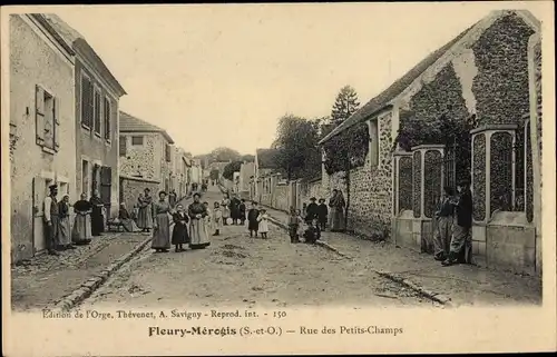 Ak Fleury Mérogis Essonne, Rue des Petits-Champs