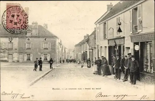 Ak Maisse Essonne, La Grande Rue