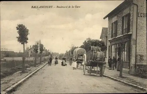 Ak Ballancourt Essonne, Boulevard de la Gare