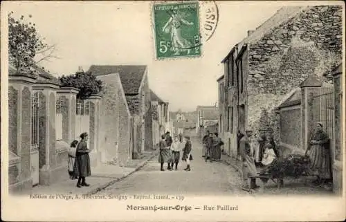 Ak Morsang sur Orge Essonne, Rue Paillard